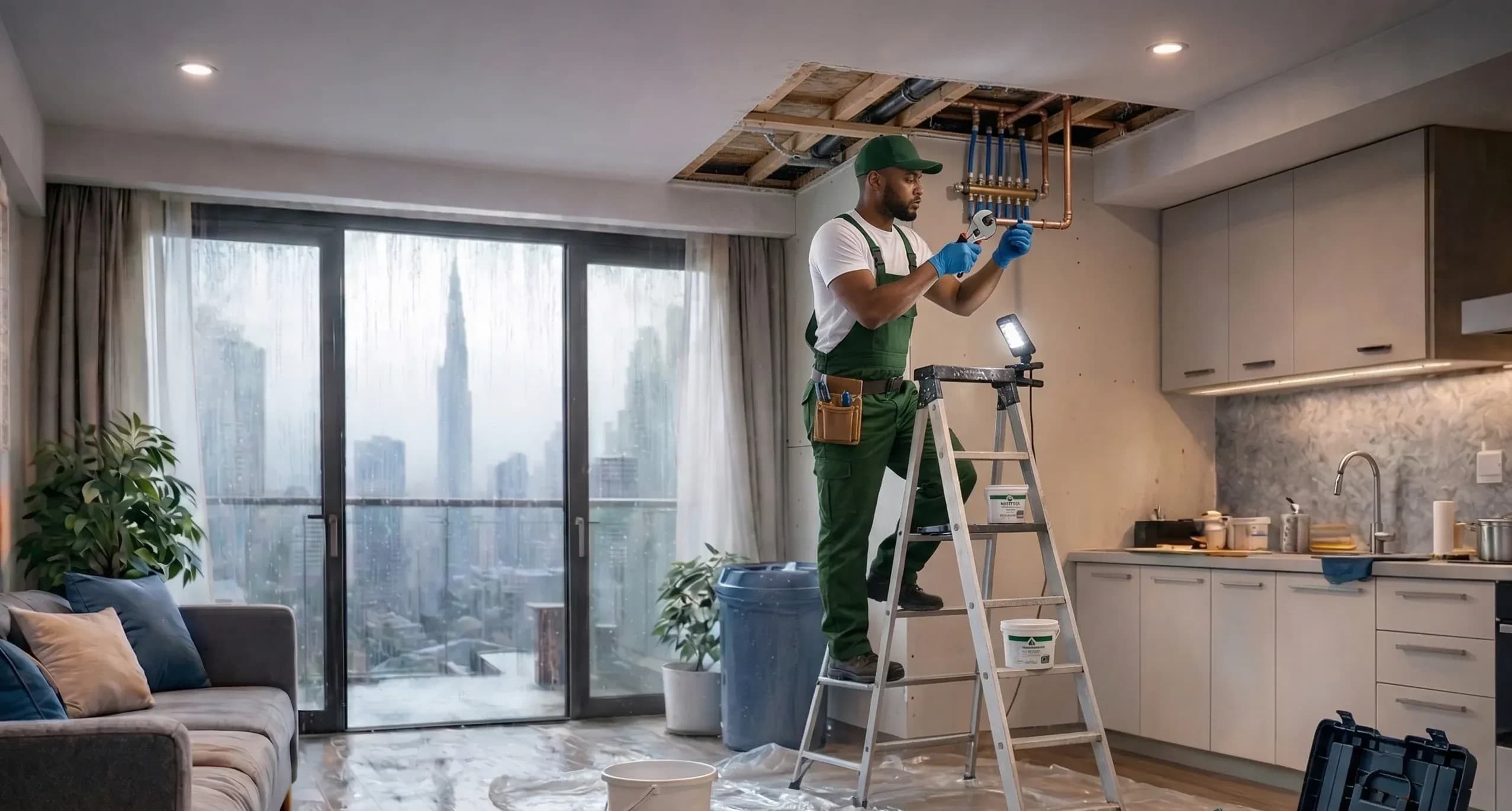 Roof & Wall Leakage in Dubai Homes – Causes, Fixes & Prevention